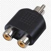 PremiumCord Adapteris 1xcinch - 2x cinch M/F