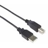 PremiumCord kabelis USB 2.0 A-B 0.5m juoda
