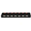 KONCENTRATORIAUS USB PremiumCord 7 x USB-A 2.0 (ku2hub7sw)