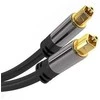 PremiumCord Kabelis Toslink M/M, OD: 6mm, Auksinis dizainas 5m