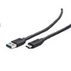 GEMBIRD CCP-USB3-AMCM-1M USB 3.0 kabelis į USB C tipo AM/CM 1m juodas