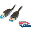 USB kabelis PremiumCord USB-A - USB-B 2 m Juodas (ku3ab2bk)