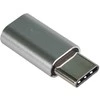 Adapteris USB PremiumCord USB-C - MicroUSB Sidabrinė (kur31-06)