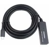 PREMIUMCORD USB-C kartotuvas ir ilgintuvas vyriškas-moteris, 5Gbps 5m