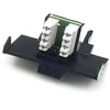 DATACOM UTP dvigubas lizdas ABB TANGO 2xRJ45 kat.6 WH
