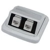 DATACOM UTP dvigubas lizdas ABB TANGO 2xRJ45 kat.6 WH