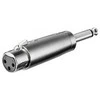 Adapteris AV Goobay Jack 6.3mm - XLR sidabrinė (JAB-857173)