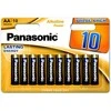 „Panasonic“ vienkartinės šarminės AA baterijos, 10 vnt. pakuotė