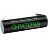PATONA rechargeable battery 18650 Li-lon 3000mAh PREMIUM 3,7V with soldering pins