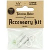 PEATY'S X CHRIS KING (MK2) Sidabrinis TUBELESS VALVES ACCESSORY KIT