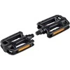 Pedals FORCE 877 plastikas ball bearings, juodas
