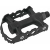Pedals FORCE 931 Fe-plastikas ball bearings, juodas