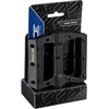 pedals FORCE BLIZZ 2.0 nylon, diameter bearings, juodas