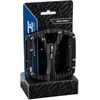 pedals FORCE SWING aliuminio, diameter bearings, juodas