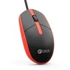 Pelė C-TECH WM-10, juodas and red, USB
