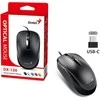 Genius DX-120 Pelė su laidu, juoda, 1200DPI, USB-C