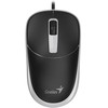 Genius DX-123 Pelė su laidu, juoda-pilka, 1200DPI, USB-C