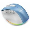 Genius Ergo 9000S Pro Bevielė pelė, balta ir-mėlyna, 2400DPI