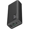 Išorinė baterija POWER BANK Platinet 30000mAh (4xUSB; 1xType-C; QC3.0 22,5W) juoda