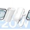 Powerbank Baseus Compact 5000 mAh, 20 W, USB-C (balta)