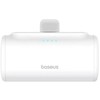 Powerbank Baseus Compact 5000 mAh, 20 W, USB-C (balta)