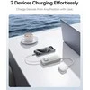 Baseus „Free2Pull“ 10000 mAh 30 W išorinė baterija su USB-C prievadu ir ištraukiamu USB-C laidu – pilkos spalvos