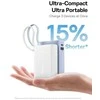 Baseus PicoGo Digital Ekranas 10000mAh 45W balta