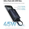Powerbank Baseus PicoGo Digital Ekranas 10000mAh 45W (juoda)