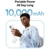 Baseus PicoGo Digital Ekranas 10000mAh 45W balta