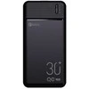 Powerbank C-tech 30000mAh, Li-Pol, 20W, USB-C/USB-A/micro USB