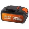 POWERPLUS 2x20v 2,5Ah baterija, skirta 40V arba 5Ah įrankiui su 20V Dual Power Powdp9037 įrankiu – suderinama su 40V ir 20V įrankiais