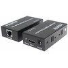 System przekazu sygnału AV PremiumCord HDMI2.0 extender na 60m przez jeden kabelis Cat5e/Cat6/Cat7