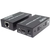 System przekazu sygnału AV PremiumCord HDMI2.0 extender na 60m przez jeden kabelis Cat5e/Cat6/Cat7