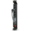 Premiumcord Acar Surge protector 504WF Rack 19" 3m, juodas
