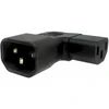 Premiumcord Kampinis adapteris IEC C13 į IEC C14, šoninė įtampa 230 V, 10 A