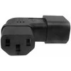 Premiumcord Kampinis adapteris IEC C13 į IEC C14, šoninė įtampa 230 V, 10 A