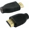 PremiumCord AV adapterio mikro adapteris HDMI D tipo lizdas – HDMI A tipo vyriškas adapteris