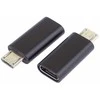 USB adapteris PremiumCord USB-C - mikroUSB Juodieji (kur311- 20)