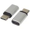 PremiumCord Adapteris USB-C Female - USB-C Male, sidabrinis