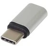 PremiumCord Adapteris USB-C Female - USB-C Male, sidabrinis