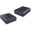 Adapteris AV PremiumCord RCA (cinch) x 3 - HDMI + USB-A juoda (khcon-47)