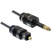 Kabelis PremiumCord Toslink Mini - Toslink 2.2m juoda (kjtos2-2)