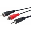 Kabelis PremiumCord Jack 3.5mm - RCA (Cinch) x2 15m juoda (kjackcin15)