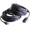 USB kabelis PremiumCord USB-A - USB-A 10 m Juodas (ku2rep10)