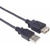 USB kabelis PremiumCord USB-A - USB-A 2 m Juodas (kupaa2Bk)