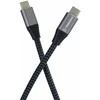 USB kabelis PremiumCord USB-C - USB-C 2 m juodas pilkas (ku31cw2)