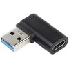 „PremiumCord“ 90° išlenktas USB-C lizdas iki A tipo USB3.0 kištukas