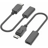 Kabelis PremiumCord PremiumCord adaptér DisplayPort - HDMI Male/Female, support 3D, 4K*2K@60Hz