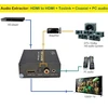 PREMIUMCORD HDMI 4K garso ištraukiklis su garso atskyrimu iki stereo lizdo, SPDIF Toslink, RCA