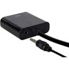 PremiumCord HDMI į VGA konverteris su 3,5 mm stereo lizdo garsu, juodas